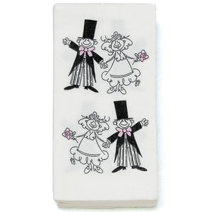 Cute Bride And Groom Tissue Packs