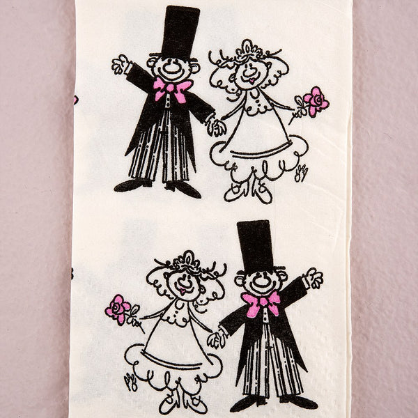 Cute Bride And Groom Tissue Packs