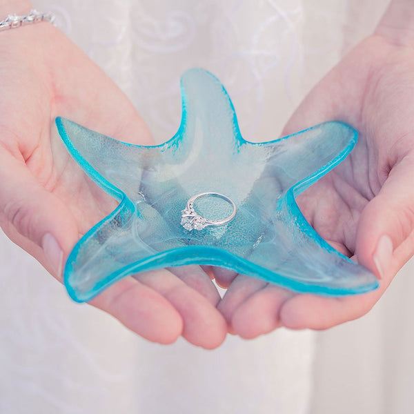 Starfish Glass Candle Holders / Dishes - Small