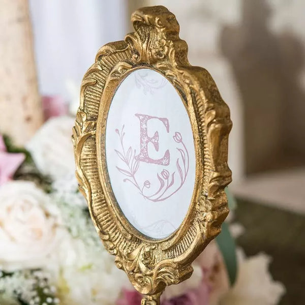 Oval Baroque Standing Frame - Gold