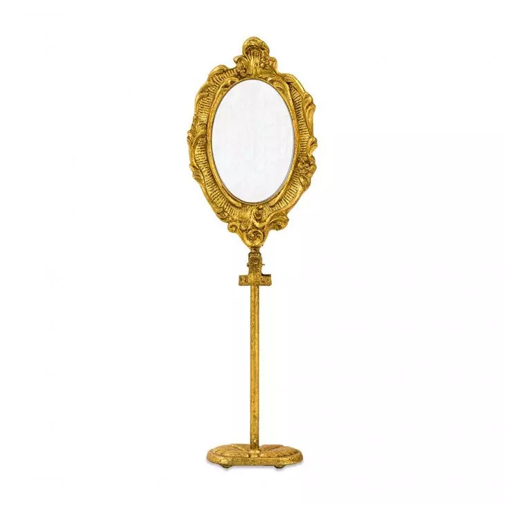 Oval Baroque Standing Frame - Gold