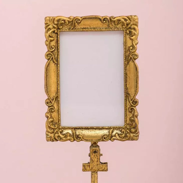 Rectangular Baroque Standing Frame - Gold