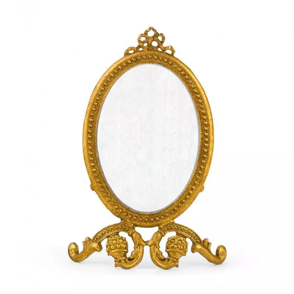 Small Oval Baroque Frame - Gold