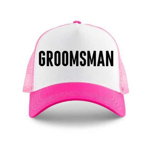 Wedding Party Snapback Trucker Hats - Groomsman