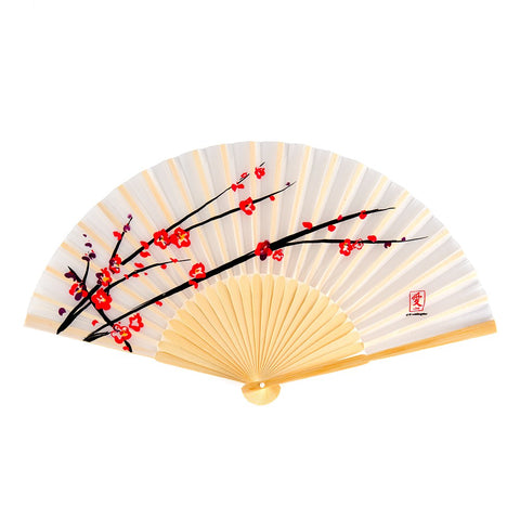 Cherry Blossom Hand Fans - Set of 6