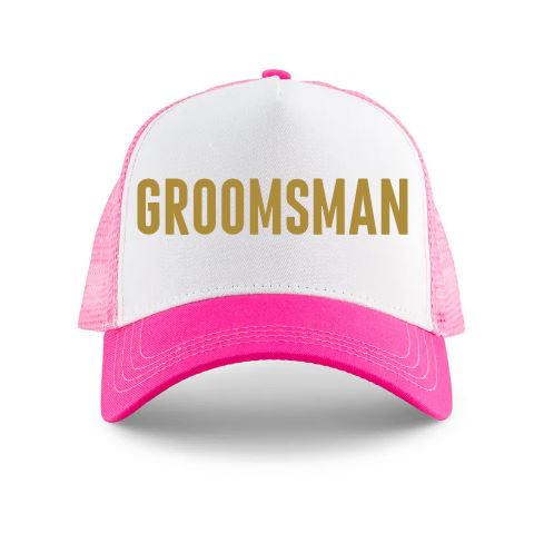 Wedding Party Snapback Trucker Hats - Groomsman