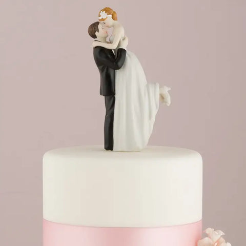 Bride and Groom Couple Wedding Cake Topper Figurine - True Romance