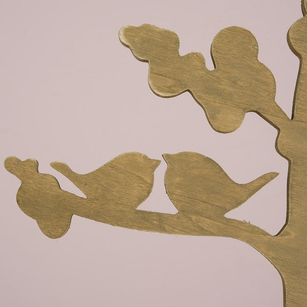 Decorative Wooden Die-cut Trees - Love Birds - Set of 2