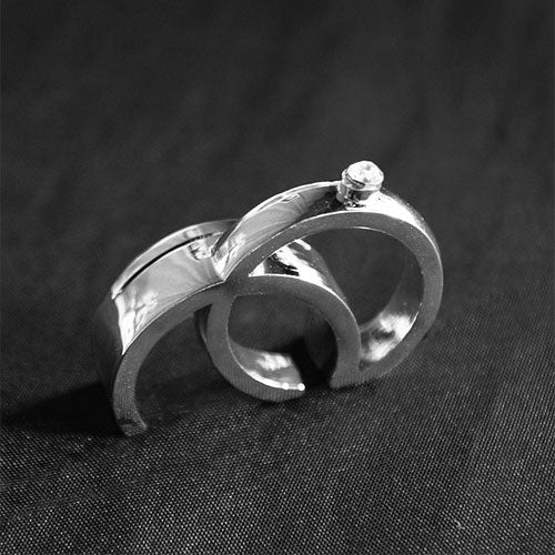 Double Rings Wedding Place Card Holder (8)