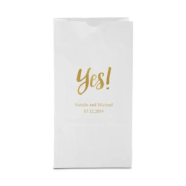 Yes! Block Bottom Gusset Paper Goodie Bags