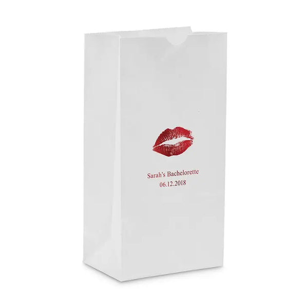 Kiss Block Bottom Gusset Paper Goodie Bags