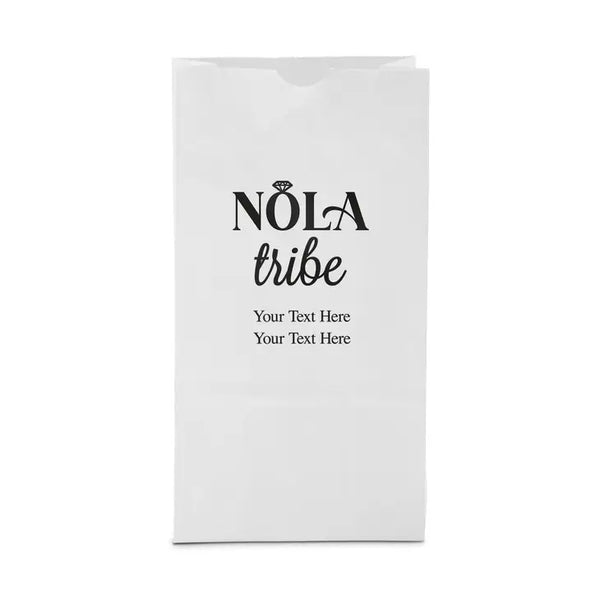 NOLA Tribe Block Bottom Gusset Paper Goodie Bags