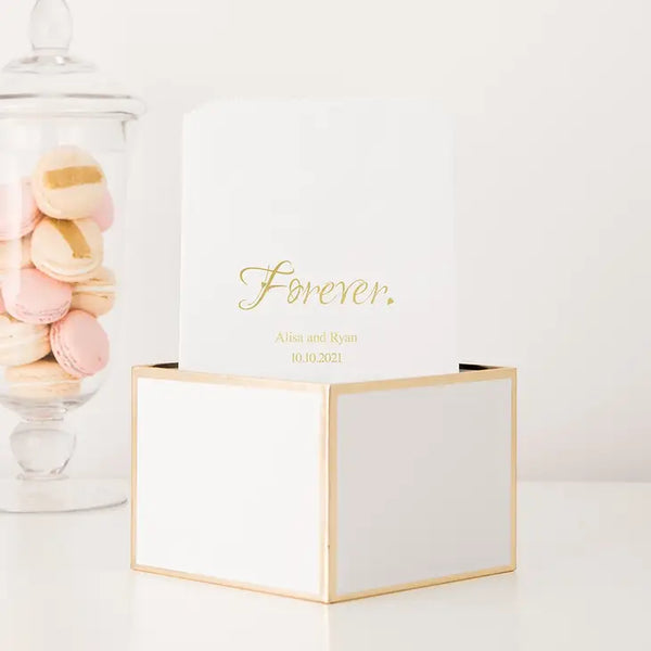 "Forever." Flat Paper Goodie Bag