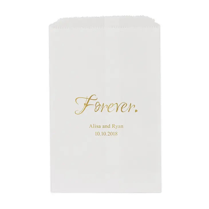 "Forever." Flat Paper Goodie Bag