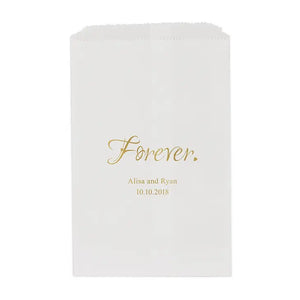 "Forever." Flat Paper Goodie Bag