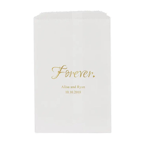 "Forever." Flat Paper Goodie Bag