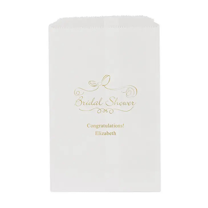 Bridal Shower Flat Paper Goodie Bag