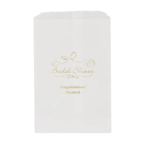 Bridal Shower Flat Paper Goodie Bag