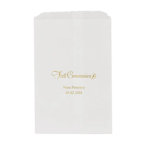 First Communion Flat Paper Goodie Bag