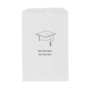 Graduation Hat Flat Paper Goodie Bags