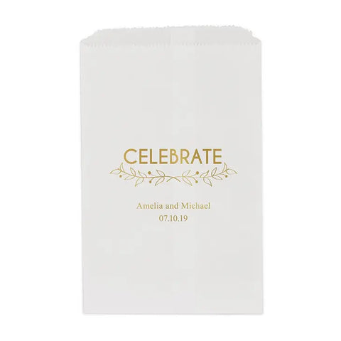 Woodland Pretty Celebrate Flat Paper Goodie Bag