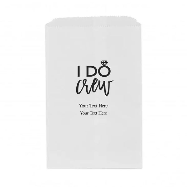 I Do Crew Flat Paper Goodie Bag