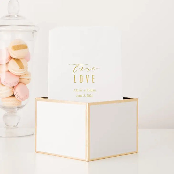 True Love - Modern Flat Paper Goodie Bag