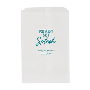 Ready Set Splash Flat Paper Goodie Bag