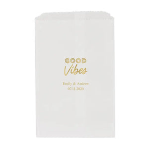 Good Vibes Flat Paper Goodie Bag