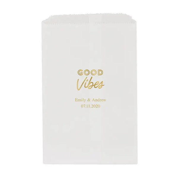 Good Vibes Flat Paper Goodie Bag