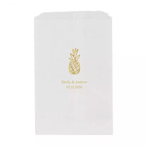 Pineapple Flat Paper Goodie Bag