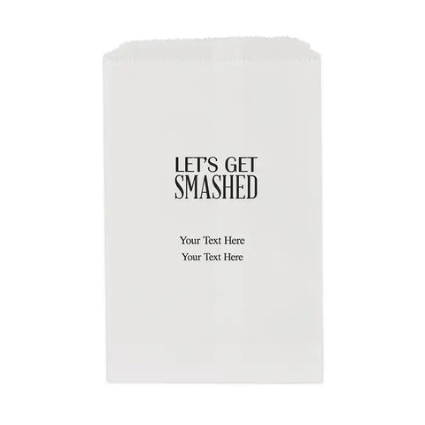 Let's Get Smashed Flat Paper Goodie Bag