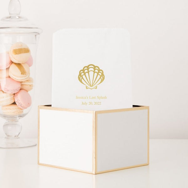 Seashell Flat Paper Goodie Bag