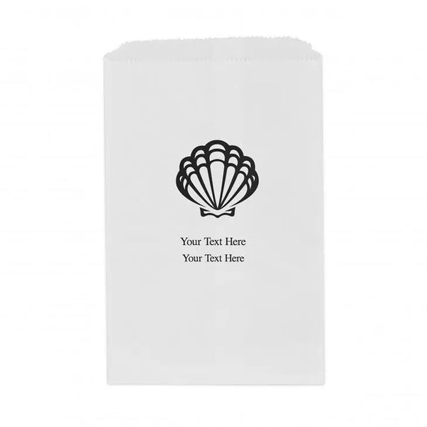 Seashell Flat Paper Goodie Bag