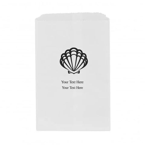 Seashell Flat Paper Goodie Bag