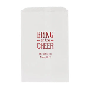 Bring On The Cheer Flat Paper Goodie Bag