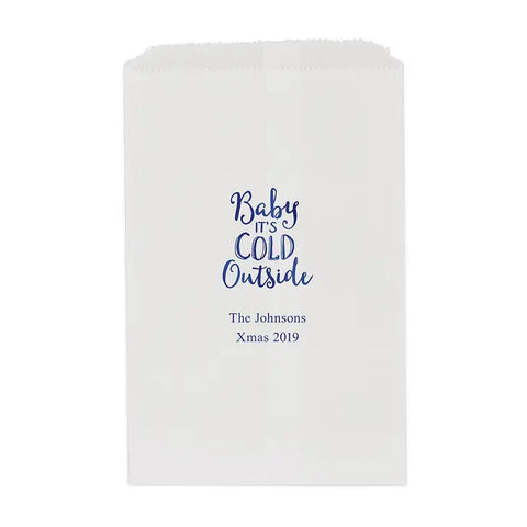 Baby It's Cold Outside Flat Paper Goodie Bag