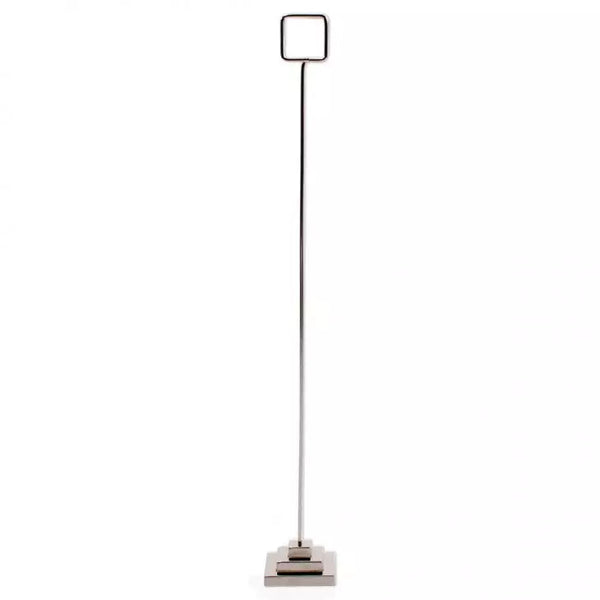 Silver Table Number Holder With Tiered Base (6)