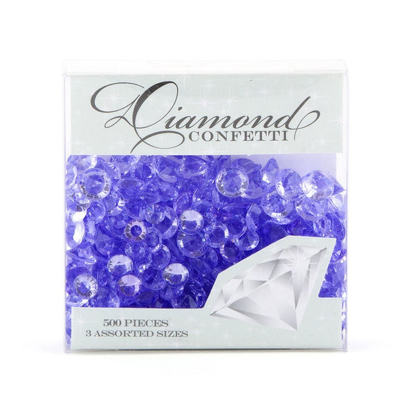 Acrylic Diamond Shaped Confetti - Lilac