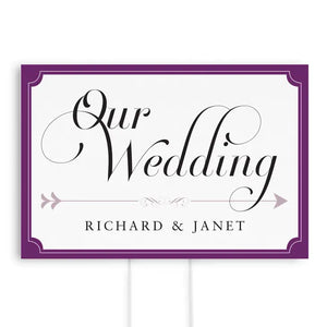 Expressions Wedding Directional Sign