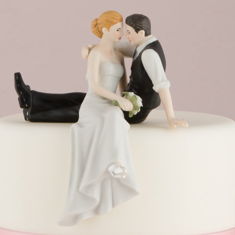 Bride And Groom Couple Figurine - "The Look Of Love"