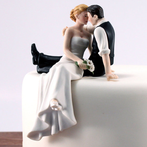 Bride And Groom Couple Figurine - "The Look Of Love"