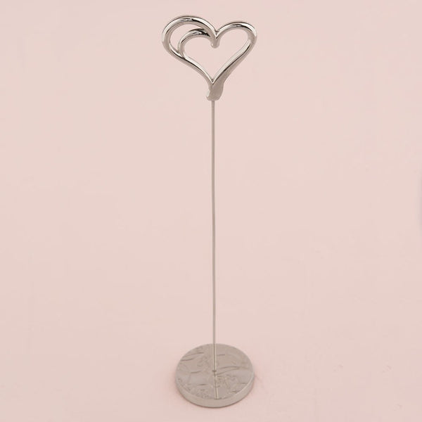 Double Heart Table Number Holder (6)