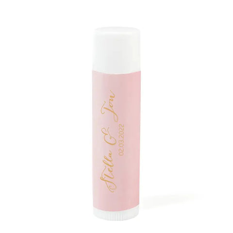 Personalized Lip Balm - Aqueous - Pack of 12