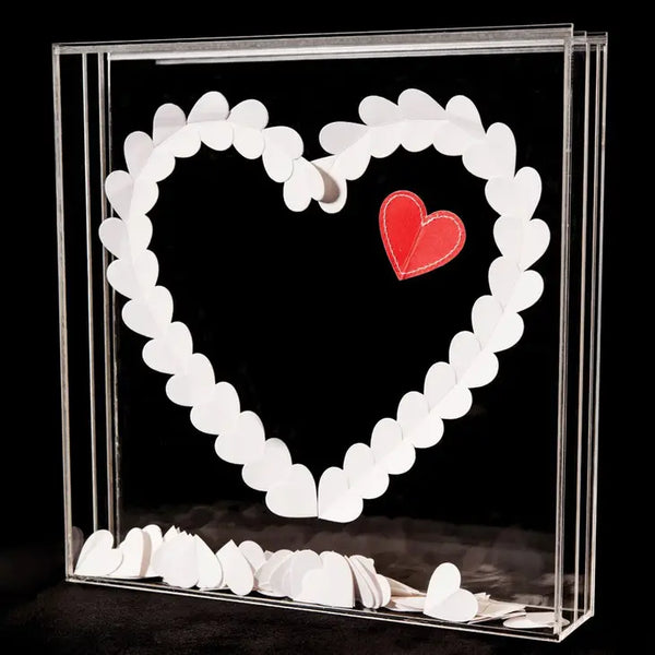 "From The Heart" Transparent Acrylic Shadow Box