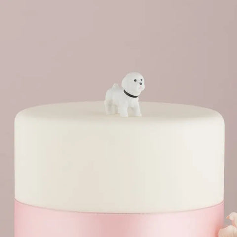 Miniature Bichon Frise Dog Figurines