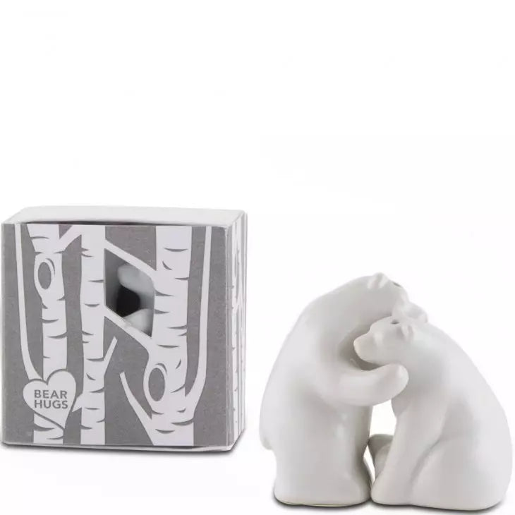 Ceramic Bear Salt And Pepper Shakers Favor Gift Boxed