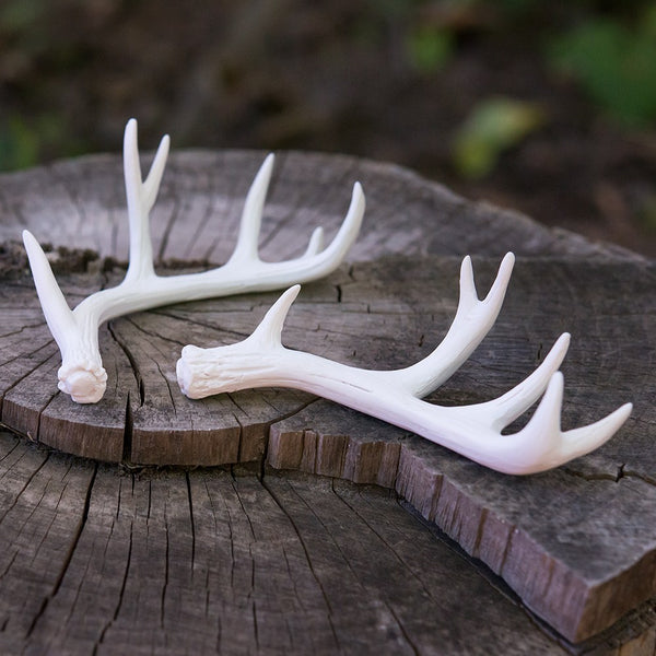 Miniature Faux Antler Stationery Card Holders (6)