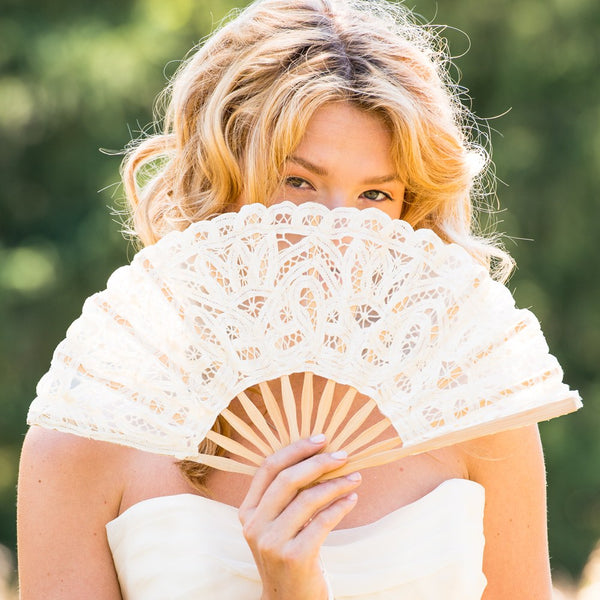 Antique Lace Hand Fan