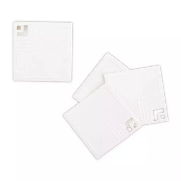 Laser Embossed Stationery Cards - Cubist - Pack of 50